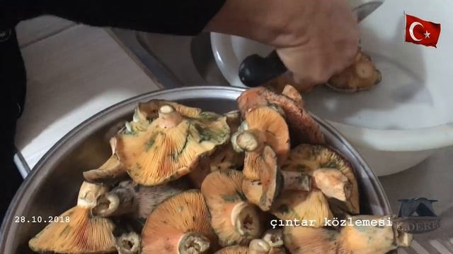 Kanlıca Çıntarı (Melki) | Çıntar Közleme | Mantar Izgara | Mushroom Gril | Ev Yemekleri [K.DERE]