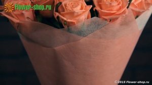 Букет из коралловых роз