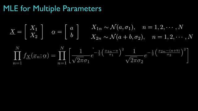 MLE for Multiple Parameters смотреть онлайн