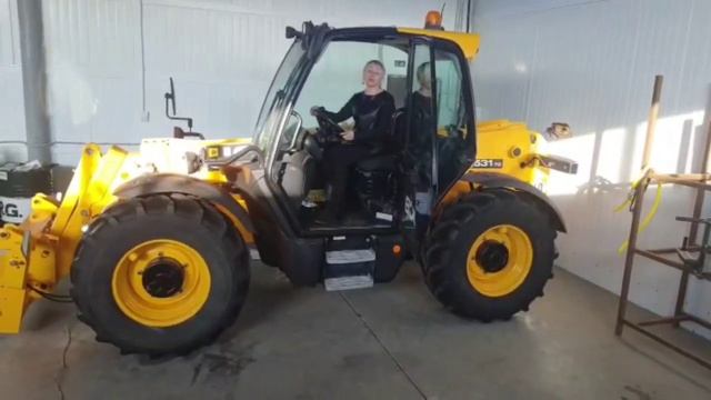 Телескопический погрузчик JCB 531-70 из Европы. Шикарное состояние!