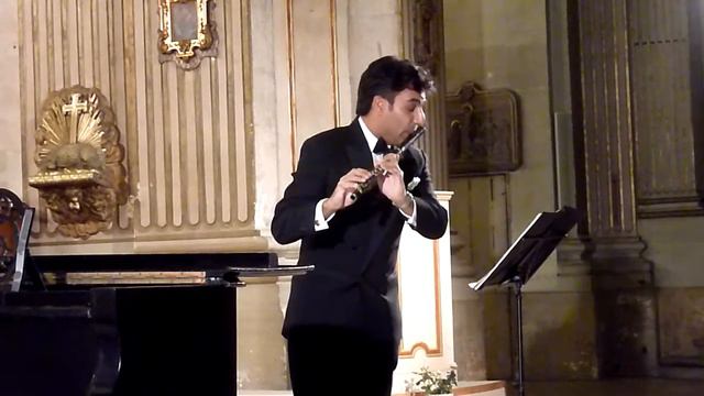 J.S. Bach - Partita in a minor BWV 1013 for solo flute - Jean-Christophe Sampson смотреть онлайн