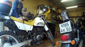 Suzuki DR200 Djebel. Первый запуск