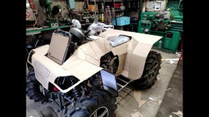 Самодельный квадроцикл с АКПП. Постройка квадроцикла в фотографиях.