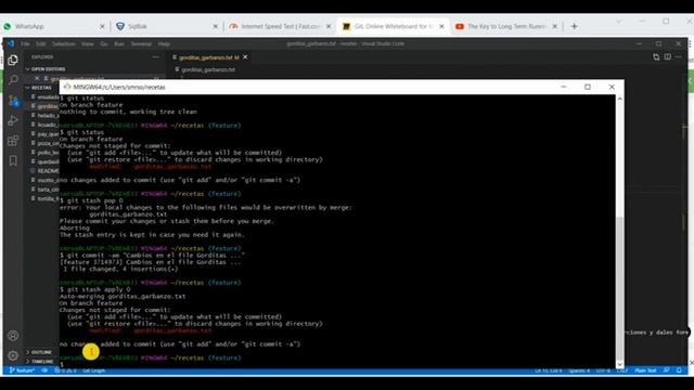 Git Stash + Conflictos
