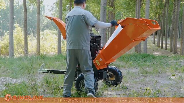 Sinolink GS120 120mm Max Diameter Gasoline Engine Wood Chipper