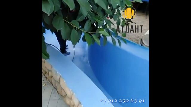 Резиновая краска для бассейна АТЛАНТ +79122506391