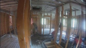 Заливка стяжки теплого пола на втором этаже каркасного дома