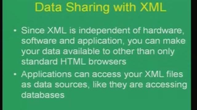 Lecture -38 XML - Introductory Concepts