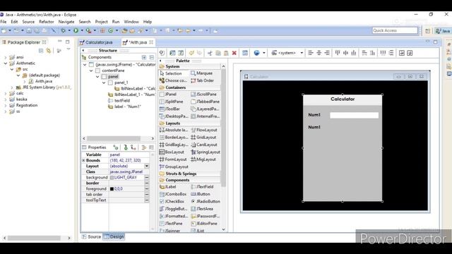 How to create Calculator Application using Java Swing (GUI) смотреть онлайн