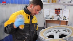 Окраска дисков аэрозольной краской MOTIP