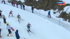 Биатлон 2014 2015  Эстафета Женщины 14 01 2015  Рупольдинг Германия