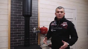 Чугунная печь Гуча Лава с теплообменником. Как отопить печью весь дом