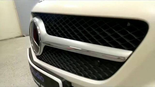 Перетяжка потолка Алькантарой, нанесение керамического покрытия Н9 Mercedes Benz Sl 500
