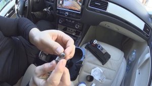Touareg change bulb t5 ashtray
