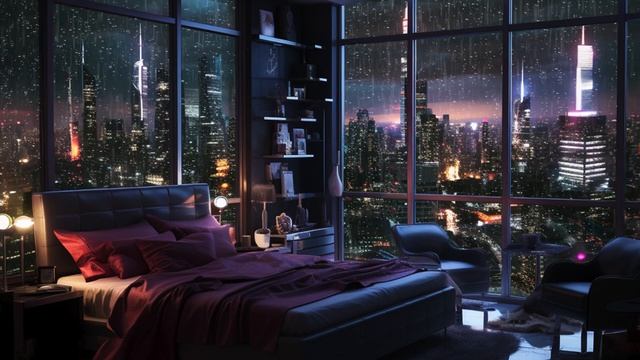 Звук сильного дождя приносит приятное и расслабляющее ощущение, помогая избавиться от бессонницы смотреть онлайн