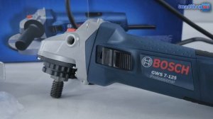Угловая шлифовальная машина Bosch GWS 7-125 - видео обзор