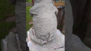 кот из цемента своими руками