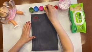 Рисование "Салют" (для детей 2- 3 лет)