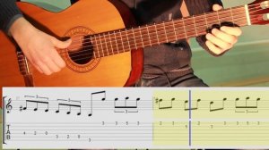 Tarantella.NOTES.TABS.Тарантелла. Ноты. Табы.Guitar lesson.