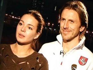 Девятый этап. Агния Дитковските, Повилас Ванагас. .... Лед и пламень. Фрагмент выпуска от 14.11.2010