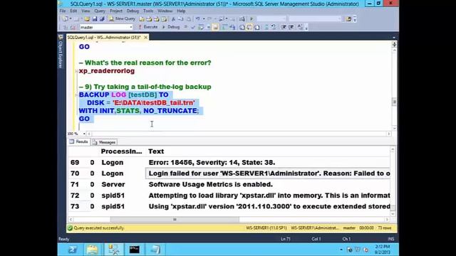 SQL Server Database Recovery Techniques 11
