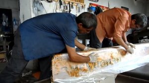 оклейка поплавка стеклотканью.