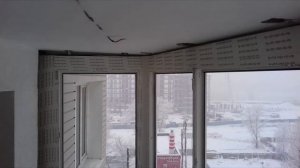 Эркерный балкон. Сложный монтаж.