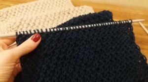 Вязание : шарф- снуд  (хомут) спицами.  Ажурная вязка.