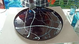 Mily ART - стол "Байкал" из эпоксидной смолы