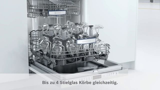 Masina de spalat vase incorporabila Bosch SME68TX26E | FLANCO | Suport GlassSecure смотреть онлайн