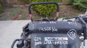 Двигатель Honda L15A VTEC 4-катушки. Пробег по Японии 74 тыс.км.