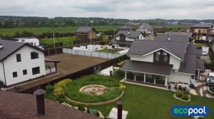 Разгрузка и установка бассейна из полипропилена ТМ Ecopool