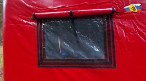 Обзор: Надувная пневмокаркасная палатка для нефтегазовой службы 15 кв.м.