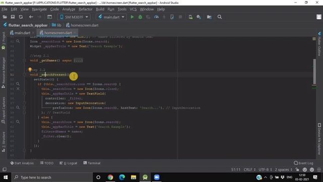 How to Create Search Bar with API Calls in Flutter | Search Bar | Flutter | @flutterstudio