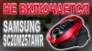 Ремонт пылесоса Samsung SC20M257AWR, не включается