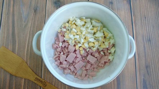 Легкая окрошка с редиской на кефире