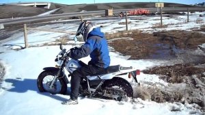 Yamaha TW-200 Slush Burnout
