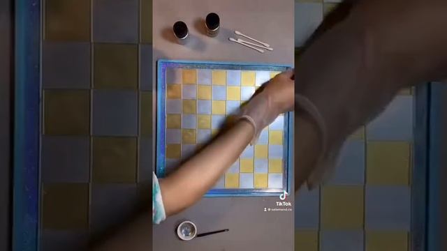 Resin chessboard