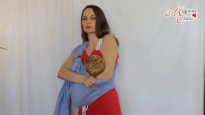 Мастер-класс слинг с кольцами положение  колыбелька