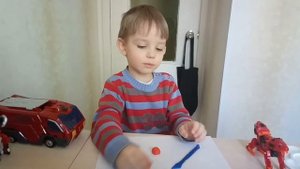 Как слепить робота из пластилина??! /красный робот