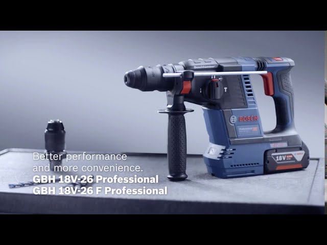 Обзор аккумуляторного перфоратора Bosch GBH 18V-26