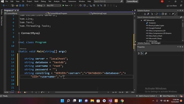 How to Connect to MySQL database in c# | C# MySQL connection in Visual Studio 2022 смотреть онлайн