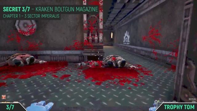 Warhammer 40K: Boltgun - All Secrets - Chapter 1 - Mission 3: Sector Imperialis смотреть онлайн