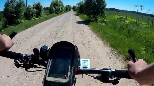 Велопоездка в Калугу из Москвы. Часть 6. Платформа 252 км - Варшавское шоссе
