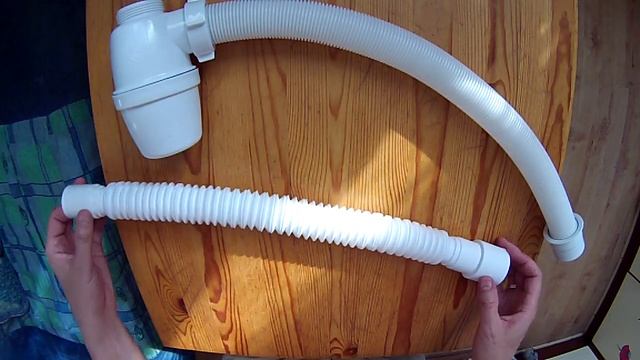 Присоединение гибких гофрированных труб АС 2010, АС 2011 и АС 2012 к сифону. Плюсы и минусы. смотреть онлайн