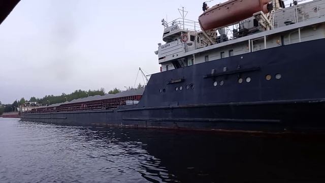Теплоход Талвуя.Нефтерудовоз.
