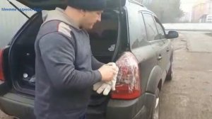 Как поменять заднюю фару хендай туксон!