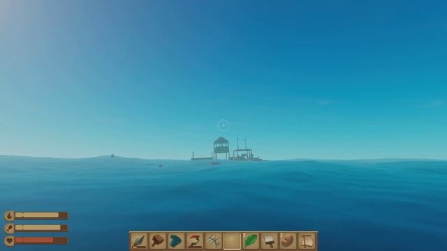 Raft(Рафт) обзор , прохождение , первый взгляд версии 1.01 #6 Концовка игры нашли людей! смотреть онлайн