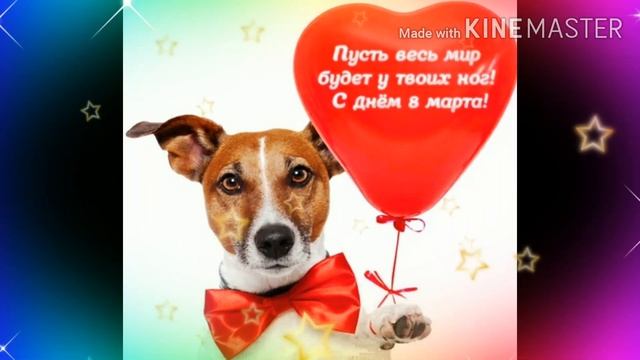 С наступающим 8 марта! С праздником 8 марта! Весёлое поздравление для Вас девчонки!