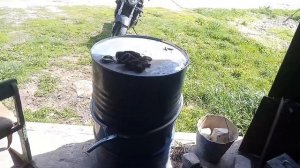 Ёмкость для хранения зерна из бочки своими руками.
